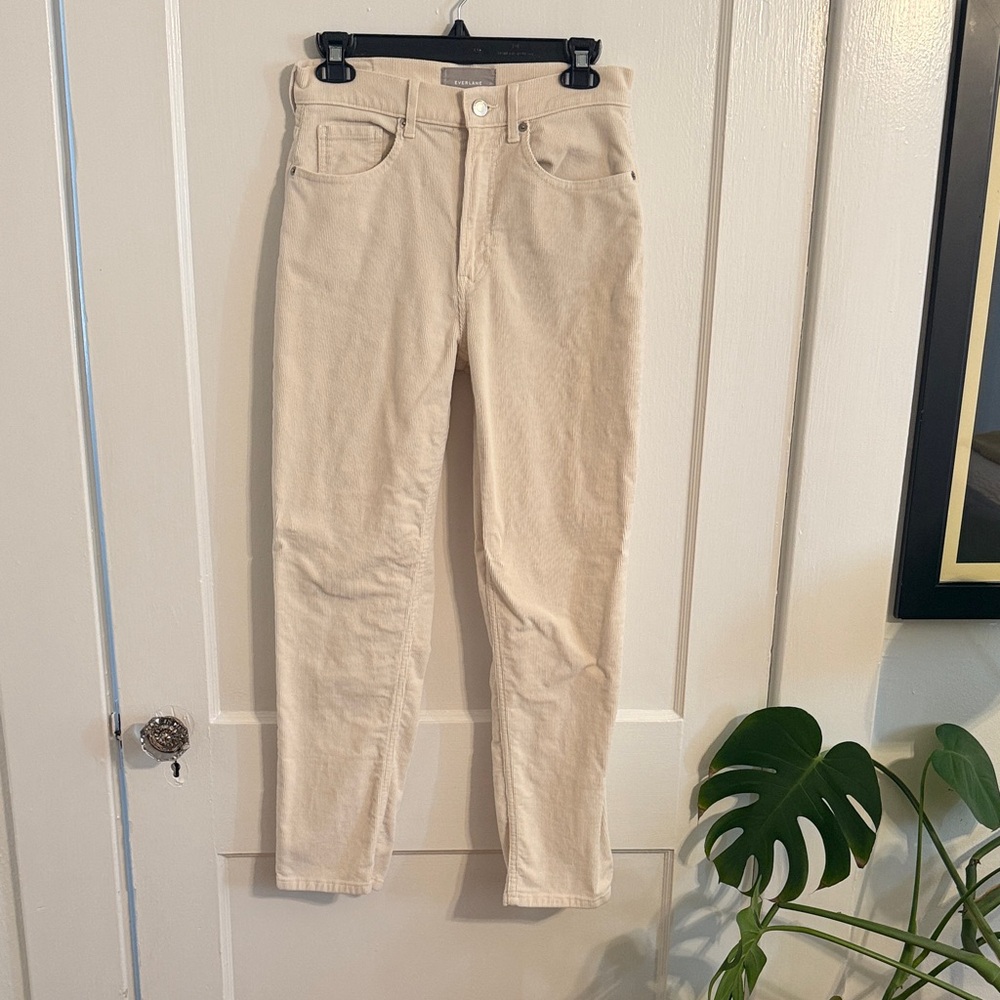 Everlane Women's Straight Leg Pants in Cream